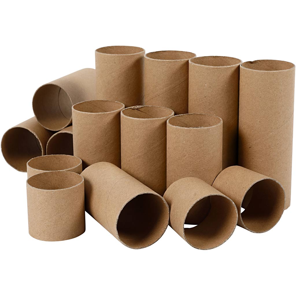 Kegler og kræmmerhuse – Paprør, L: 4,7+9,3+14 cm, 60 stk./ 1 pk.