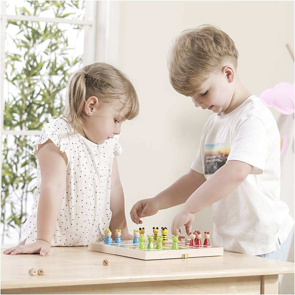 Spil – VIGA Ludospil Dyr, ENG,FR, 1 sæt