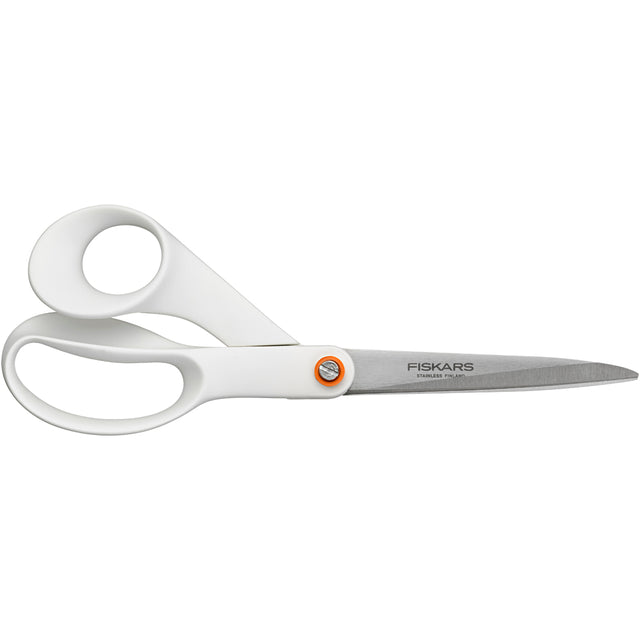 Fiskars Universalsaks, L: 21 cm, hvid, 1 stk.