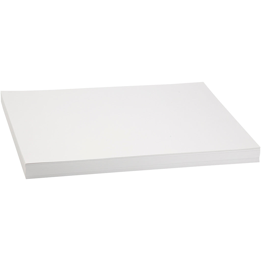 Karton, A3, ark 297x420 mm, 250 g, hvid, 100 ark/ 1 pk.