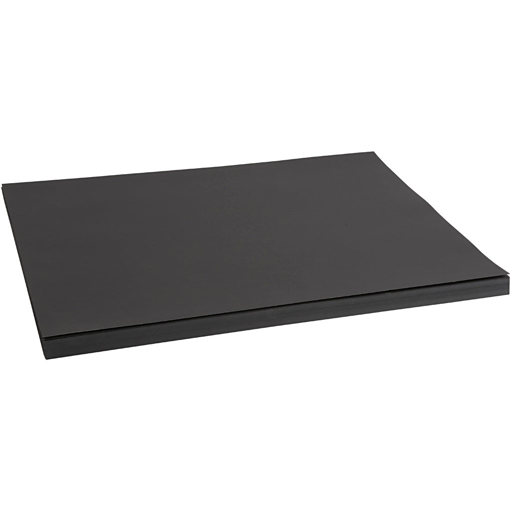 Karton, A2, ark 420x594 mm, 200 g, sort, 100 ark/ 1 pk.