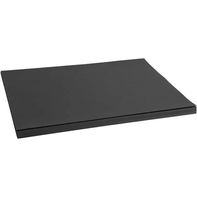 Karton, A2, ark 420x594 mm, 200 g, sort, 100 ark/ 1 pk.