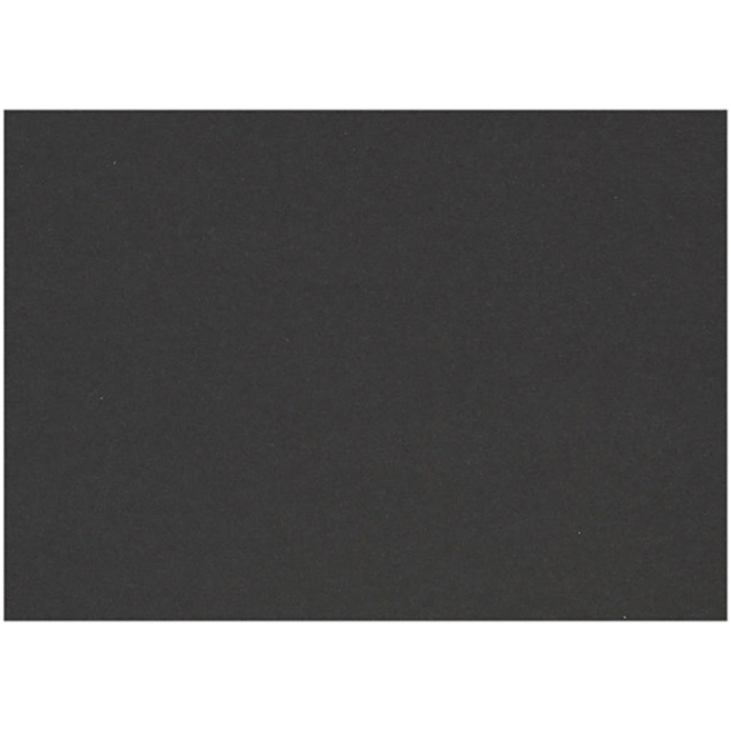 Karton, A6, ark 105x148 mm, 200 g, sort, 100 ark/ 1 pk.