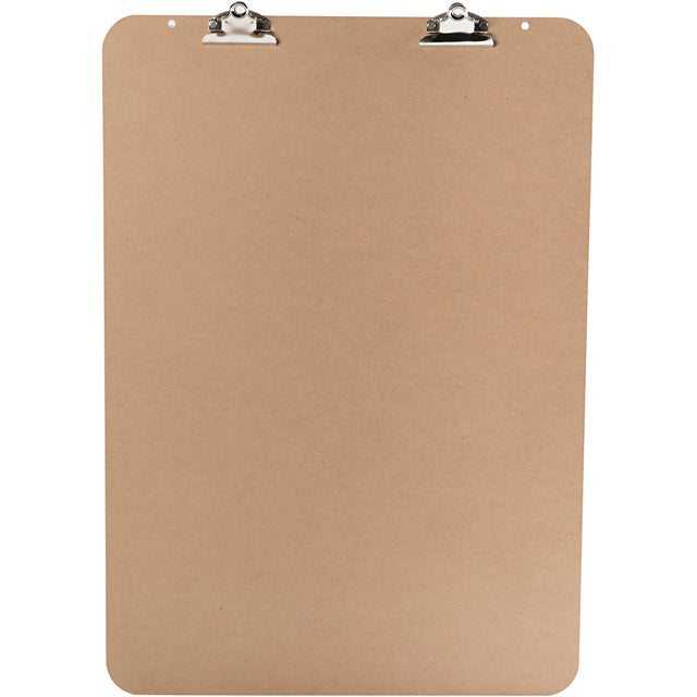 Clipboard til staffeli, str. 52x74 cm, tykkelse 5 mm, sølv, 1 stk.