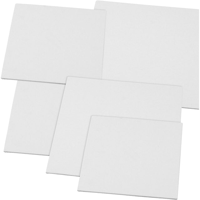 Malerplade, str. 15x15+20x20 cm, tykkelse 3 mm, 280 g, hvid, 80 stk./ 1 pk.