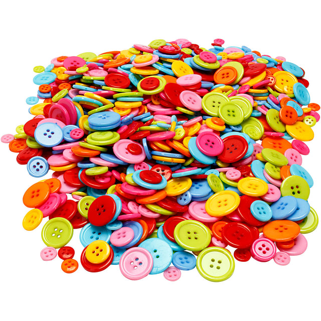 Knappemix, diam. 10+15+20+22 mm, 500 g/ 1 pk.
