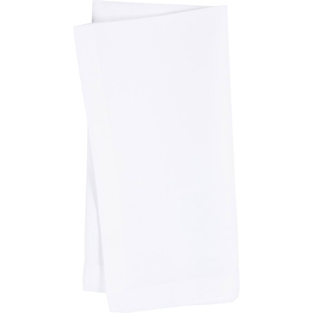 Stofservietter, str. 42x42 cm, 145 g, hvid, 12 stk./ 1 pk.