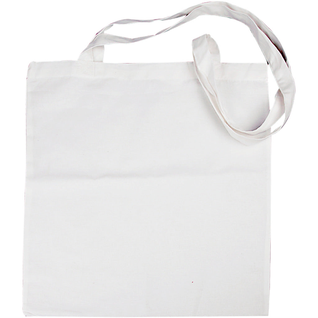Mulepose, str. 38x42 cm, 130 g, hvid, 1 stk.