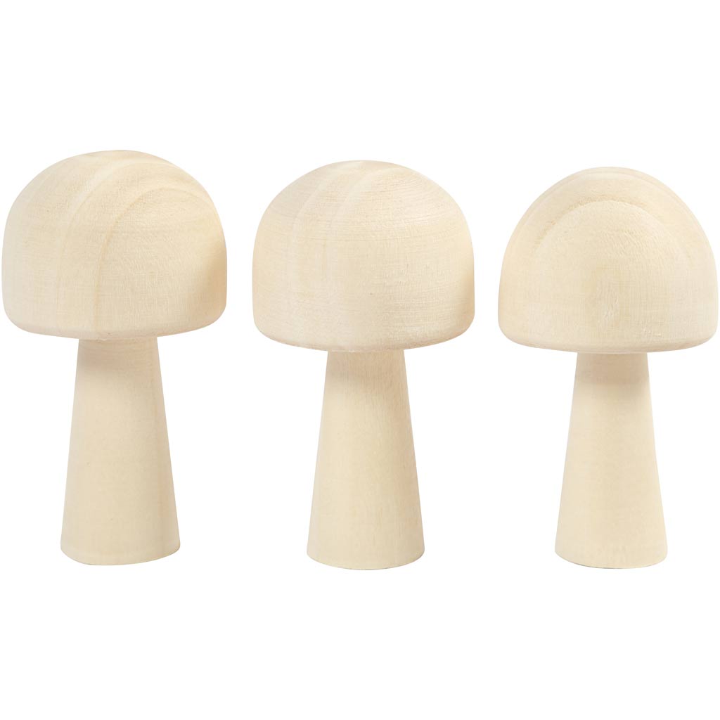 Paddehat, H: 5,2 cm, diam. 2,9 cm, 3 stk./ 1 pk.