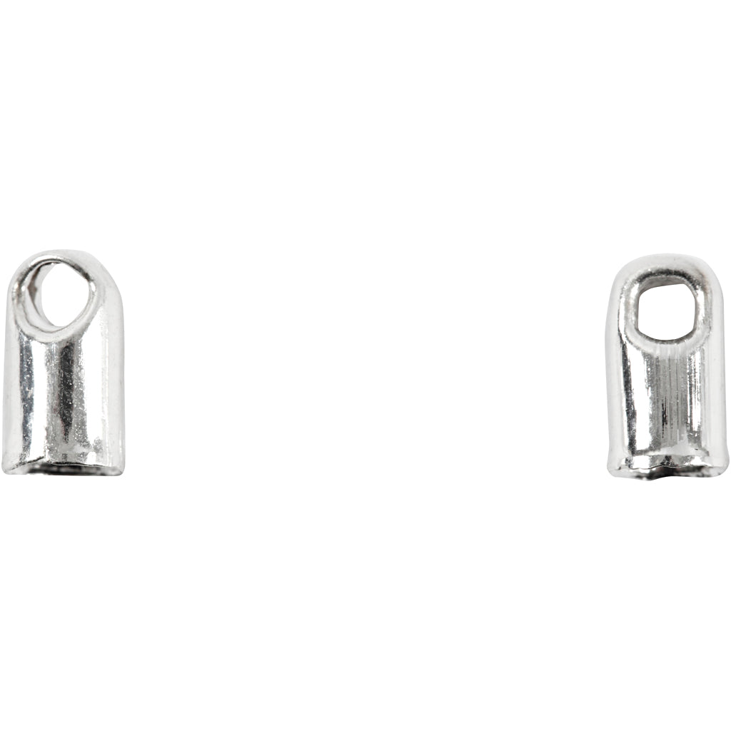 Enderør, diam. 3,2 mm, forsølvet, 10 stk./ 1 pk.