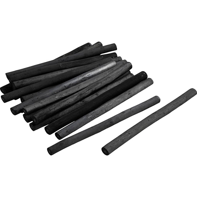 Tegnekul, L: 13,5 cm, diam. 10 mm, blød, mat sort, 18 stk./ 1 pk.