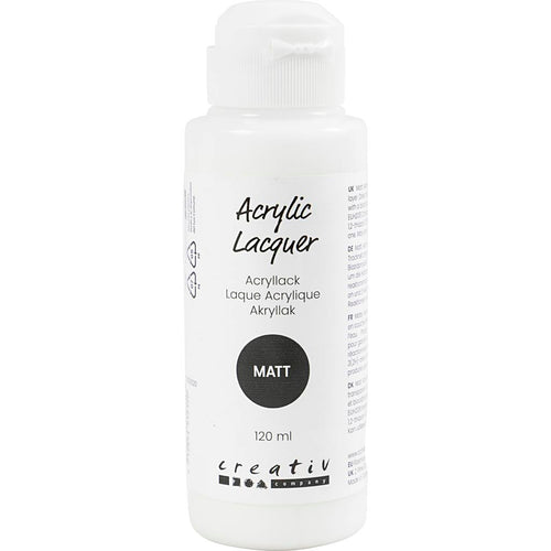 Akryllak, mat, 120 ml/ 1 fl.