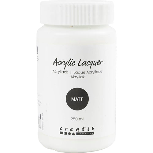 Akryllak, mat, 250 ml/ 1 fl.