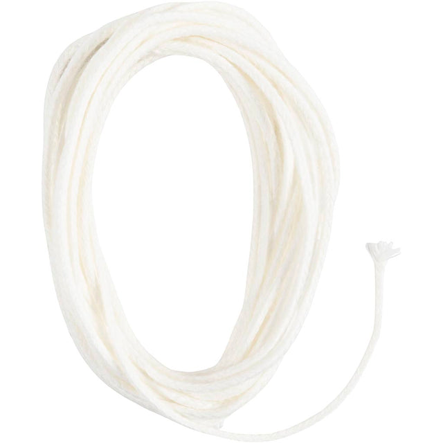 Væge til bivoksplader, Anvend til lys med bivoksplader, nr. 3, tykkelse 2-3 mm, 100 g, 3 m/ 1 pk.