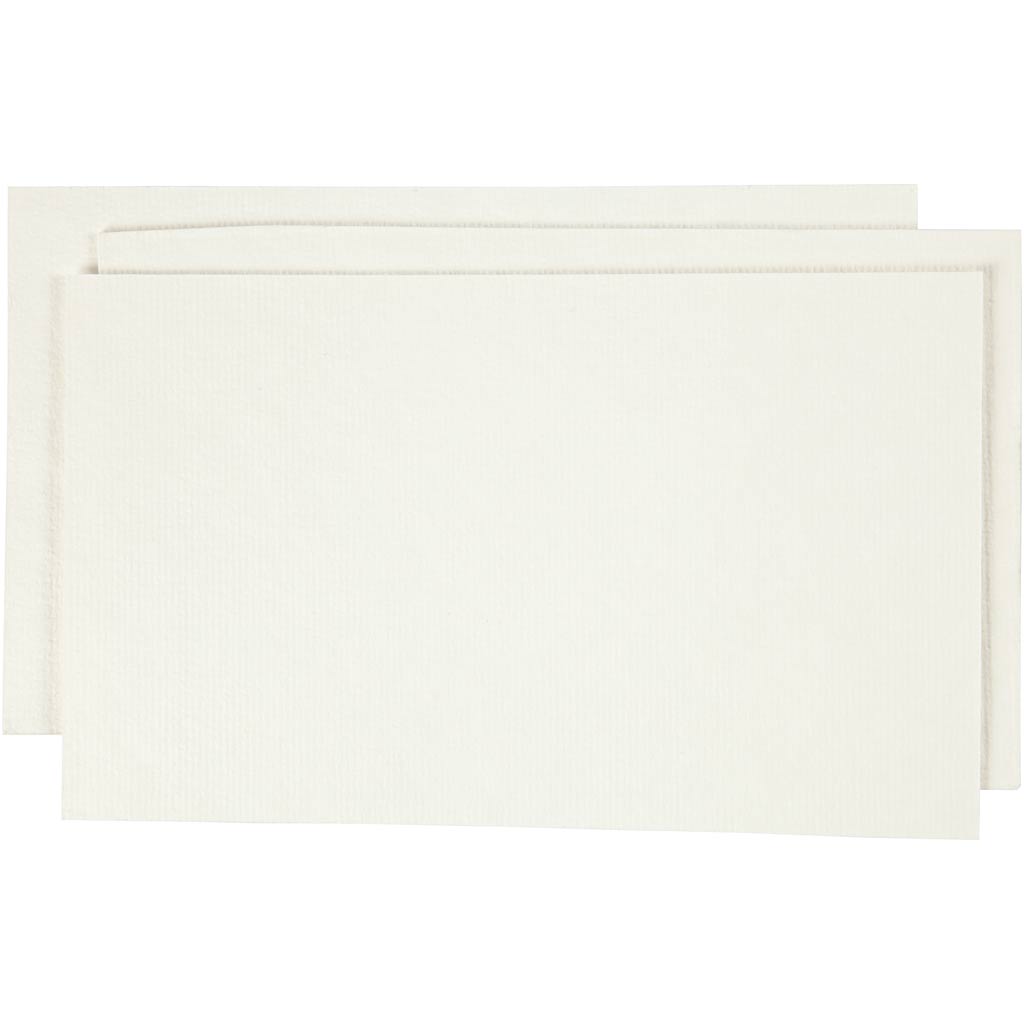 Papirpulp, ark 20x12 cm, råhvid, 100 g/ 1 pk.