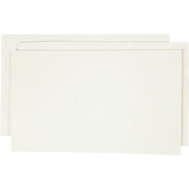 Papirpulp, ark 20x12 cm, råhvid, 100 g/ 1 pk.