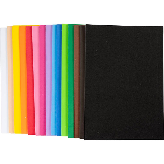 Mosgummi Ark, selvklæbende, A4, ark 210x297 mm, tykkelse 2 mm, 30 ass. ark/ 1 pk.