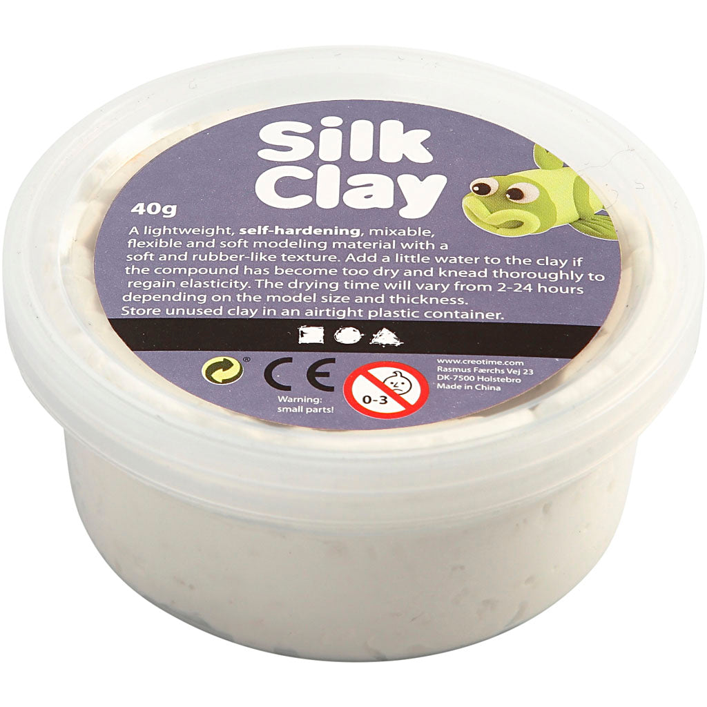 Silk Clay®, hvid, 40 g/ 1 ds.