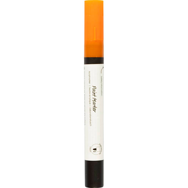 Dekorationstusch, streg 2,5 mm, orange, 1 stk.