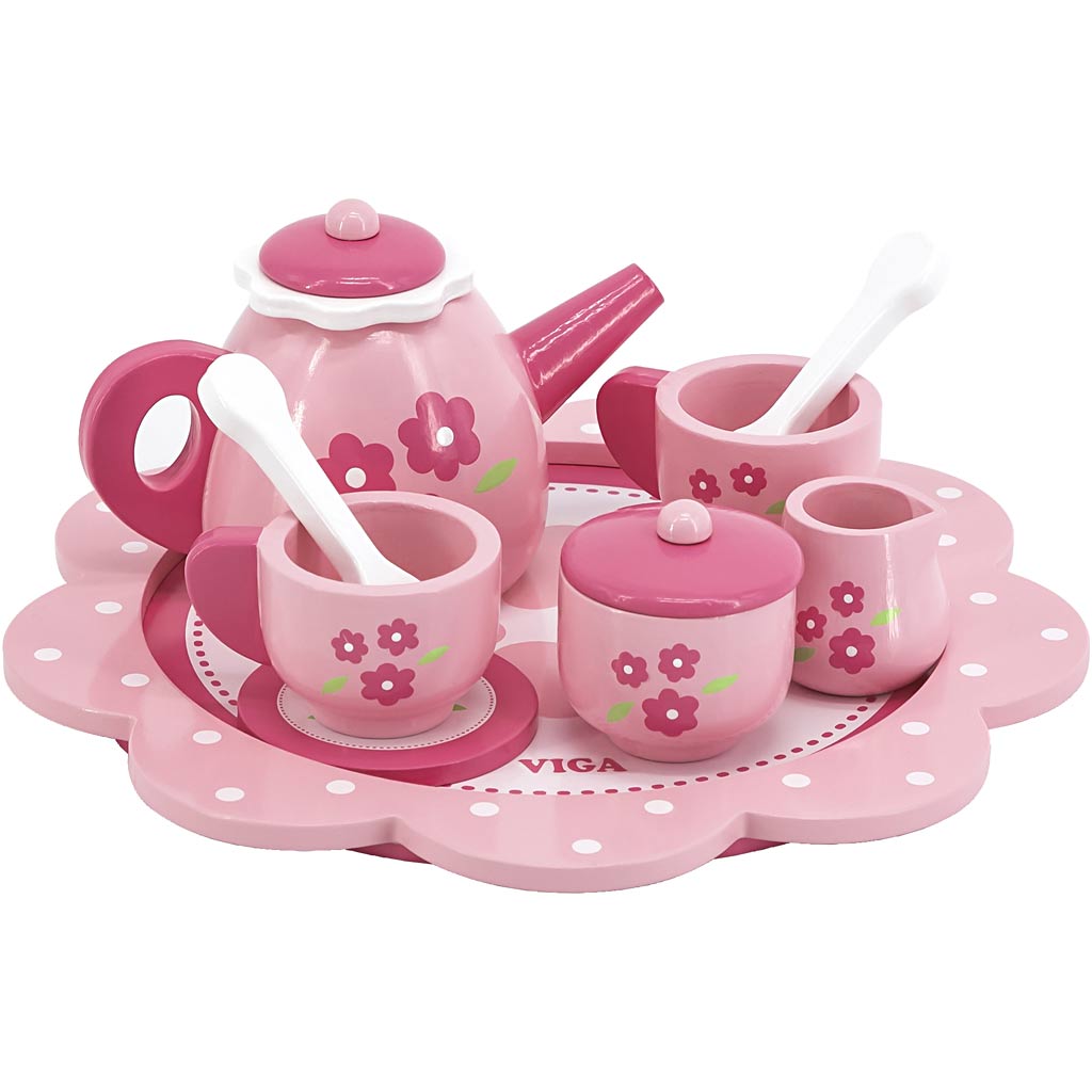 VIGA Te-sæt, H: 9,5 cm, diam. 24 cm, 9 dele/ 1 pk.