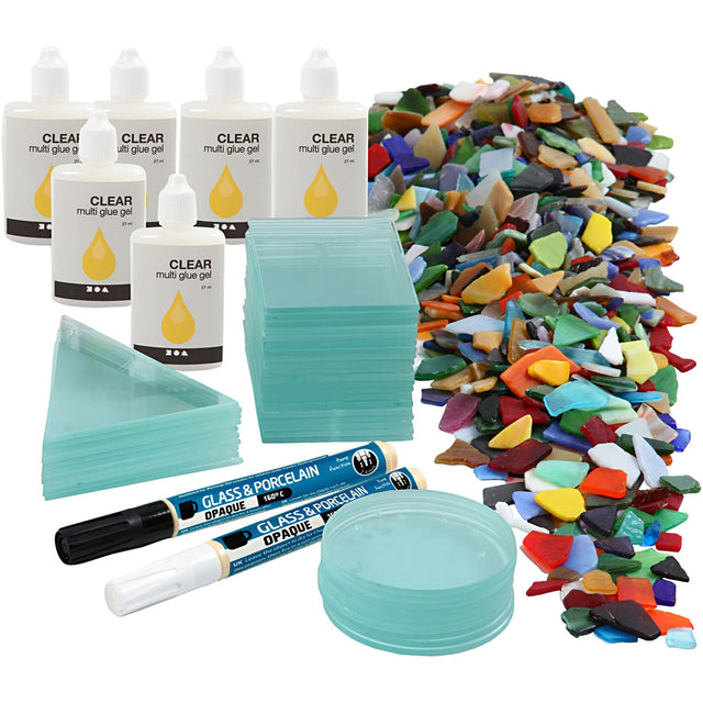 Gruppe DIY Kit Mosaikophæng, 40 stk., 1 sæt