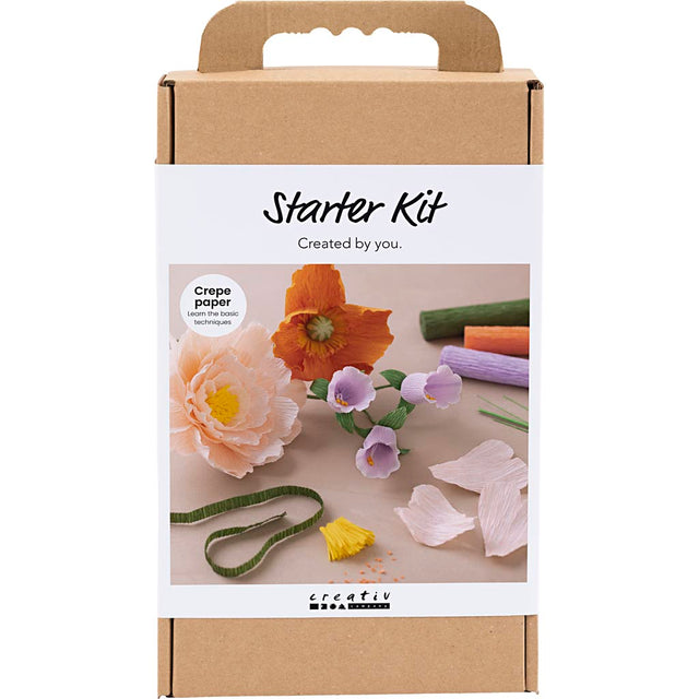 Start DIY Kit Crepepapir, ass. farver, 1 pk.