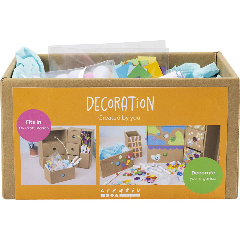 My Craft Station Dekoration, ass. farver, 1 pk.