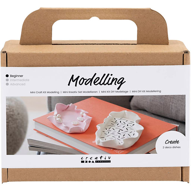 Mini DIY Kit Modellering, Skål, 1 pk.