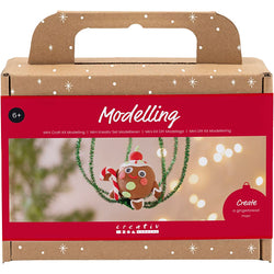 Mini DIY Kit Modellering, Peberkagemand, ass. farver, 1 pk.