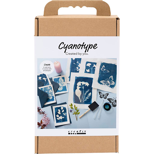DIY Kit Cyanotypi, blå, 1 pk.